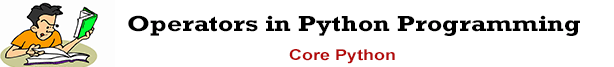 types-of-operators-in-python