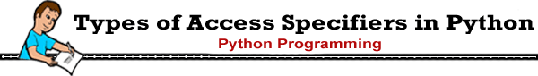 access specifiers in python programming