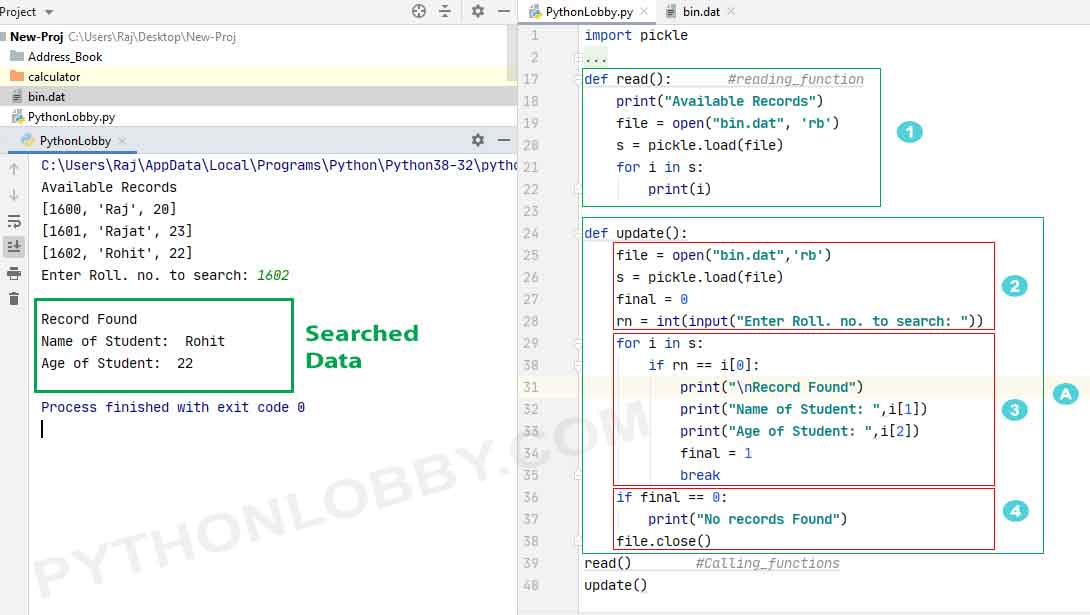 search-records-in-binary-file-in-python-programming