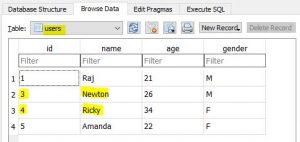 How to Update Data in Python using SQLite