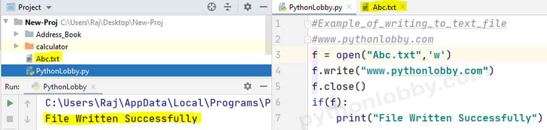 write-python-programming