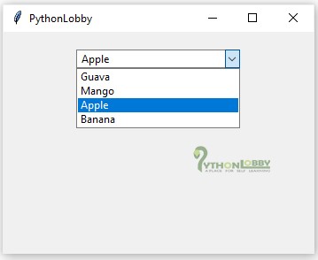 combobox-in-python-tkinter