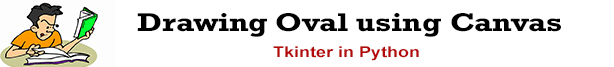 drawing oval in tkinter