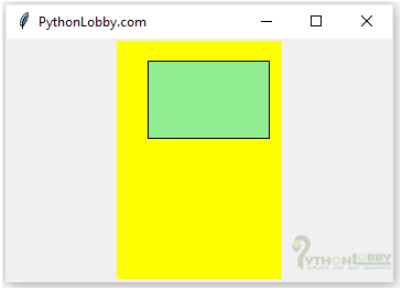 drawing rectangle in tkinter