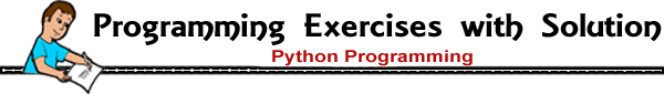 dictionary exercises in python